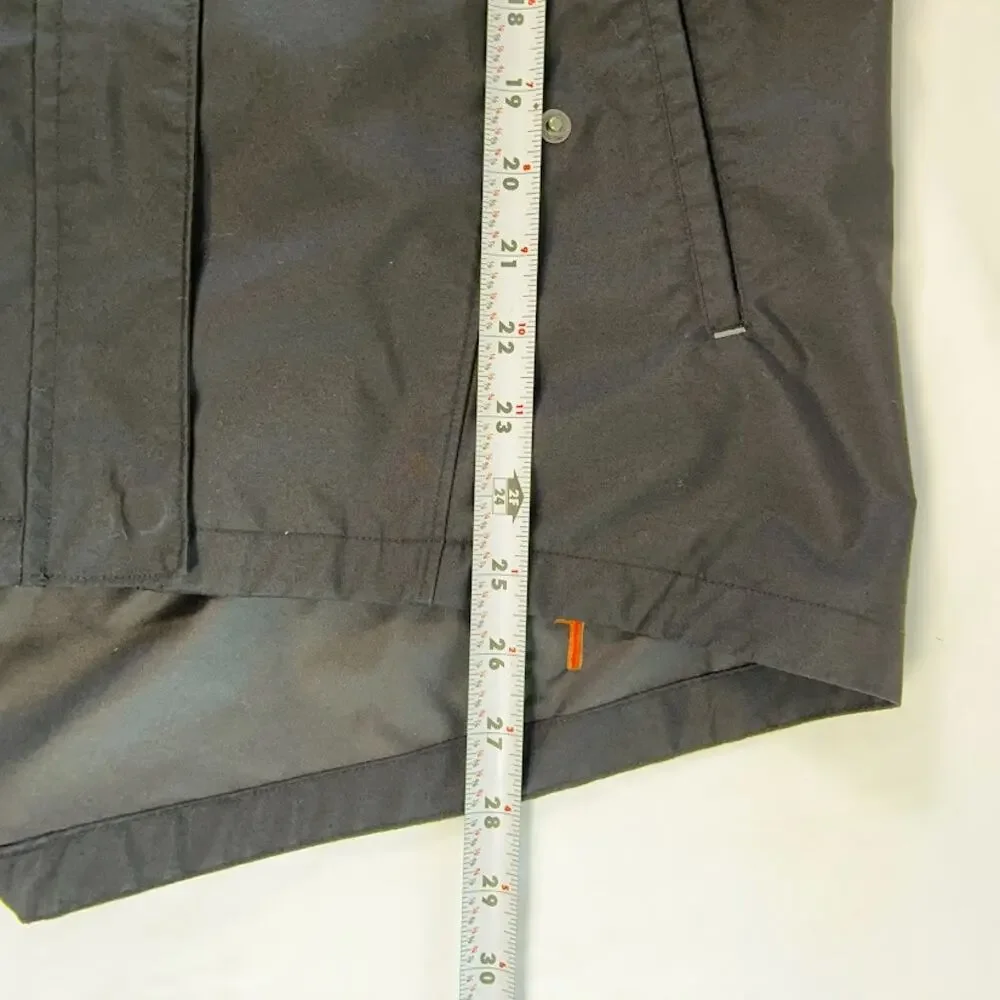 Lucy Packable Hooded Jacket Black Lightweight Windbreaker L Outdoors Active - Picture 4 of 12